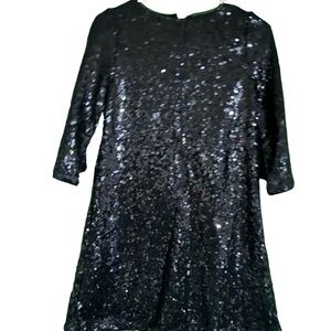 Blue Sequin Dress Gap Kids Large